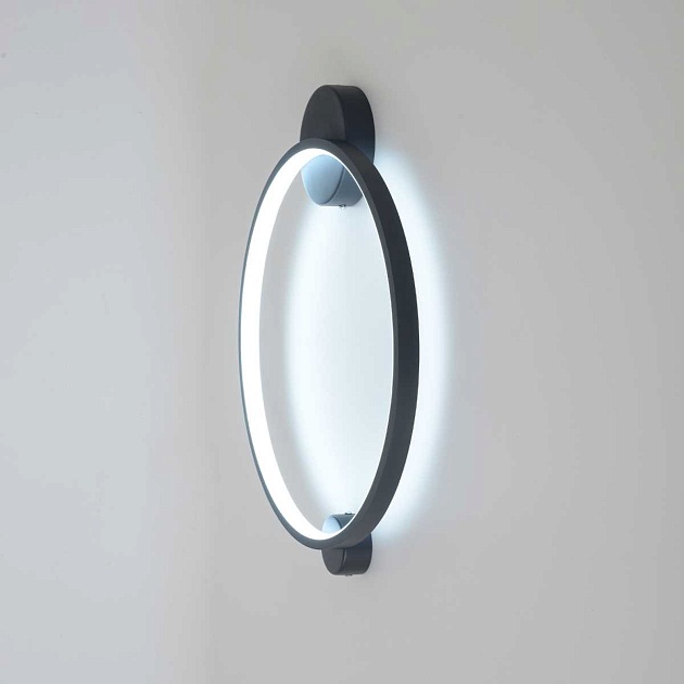 Бра Crystal Lux REAL AP18W LED BLACK Фото № 2