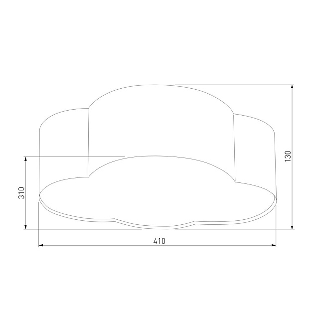 Потолочный светильник TK Lighting 3144 Cloud изображение 2 Потолочный светильник TK Lighting 3144 Cloud Фото № 2
