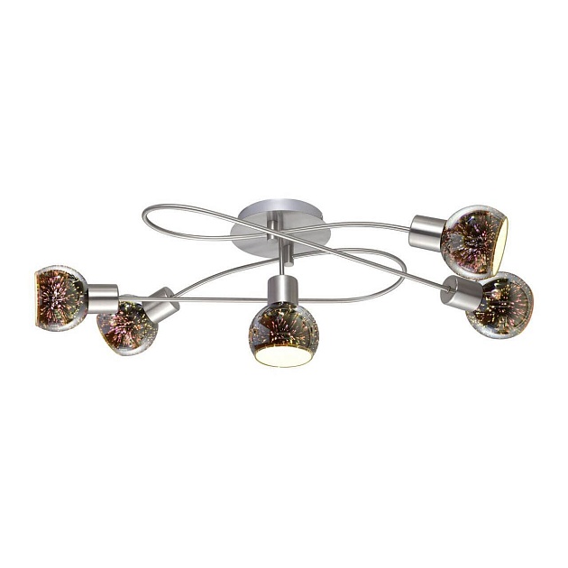 Потолочная люстра Arte Lamp Illusione A6125PL-5SS Фото № 1