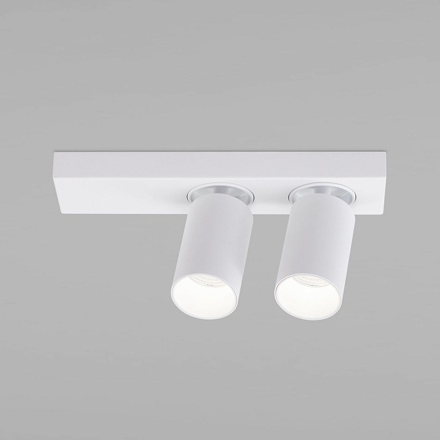 Светодиодный спот Eurosvet Flank 20139/2 Led белый изображение 1 Светодиодный спот Eurosvet Flank 20139/2 Led белый Фото № 1