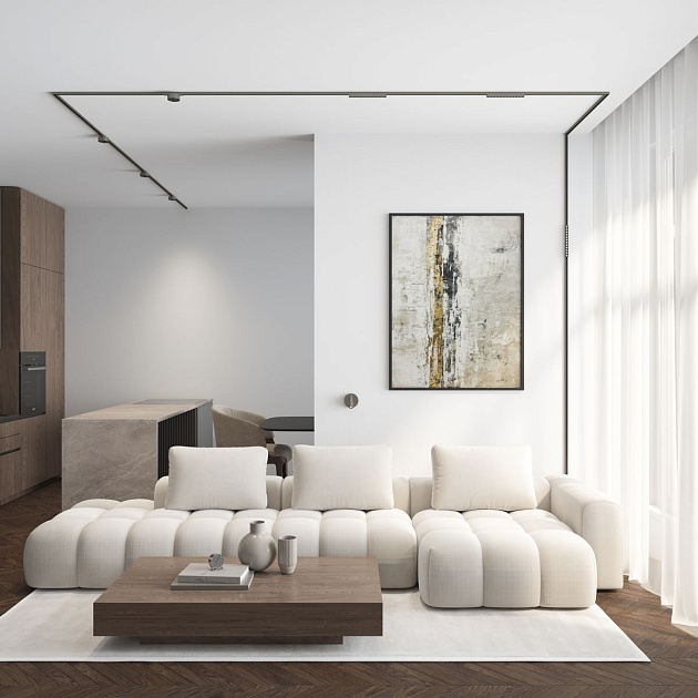 Трековый светодиодный светильник Denkirs Shine Grill DK5771-DN Фото № 3