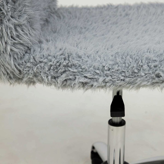 Детское кресло AksHome Fluffy серый, искусственный мех 86382 Фото № 7