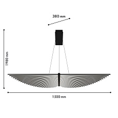 Подвесной светодиодный светильник Favourite Vingar 4381-1P 1