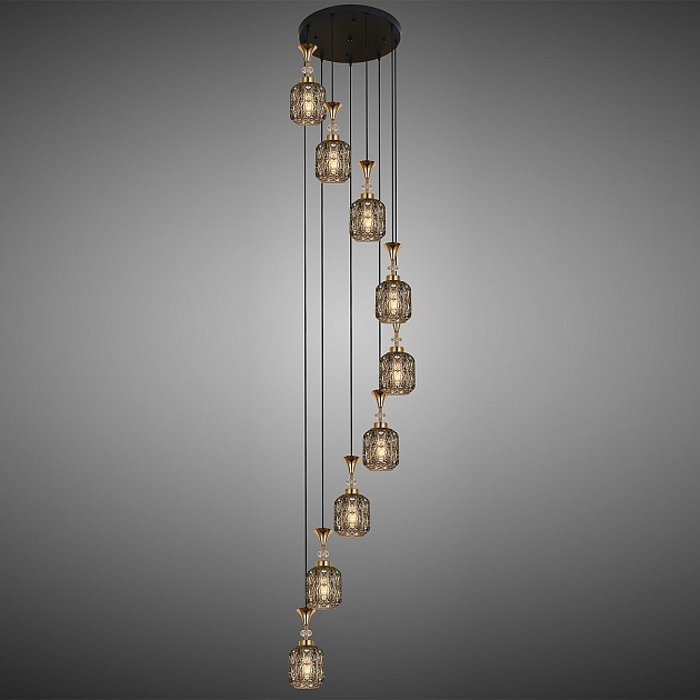 Подвесная люстра Reluce 02003-0.9-09 Smoke Фото № 3