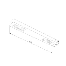 Потолочный светодиодный светильник Elektrostandard Tend 25115/LED a068851 1