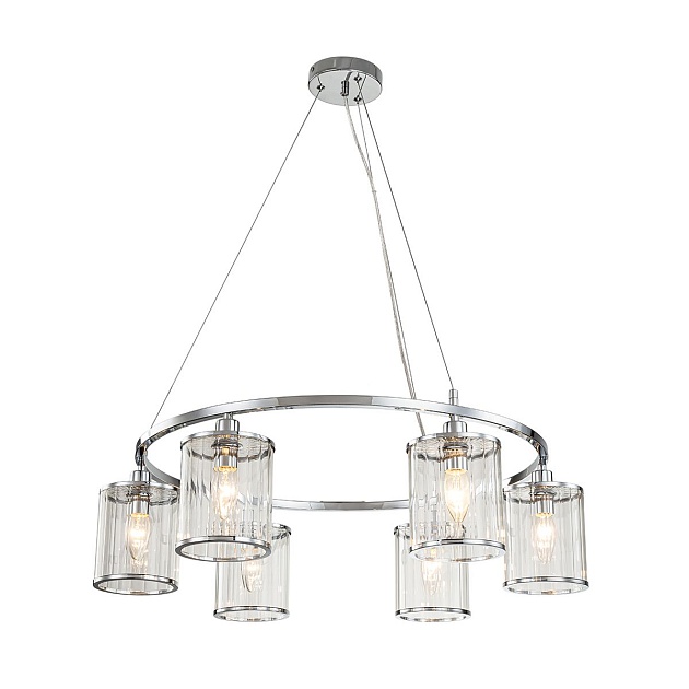 Подвесная люстра Indigo Dante 13022/6P Chrome V000407 Фото № 1