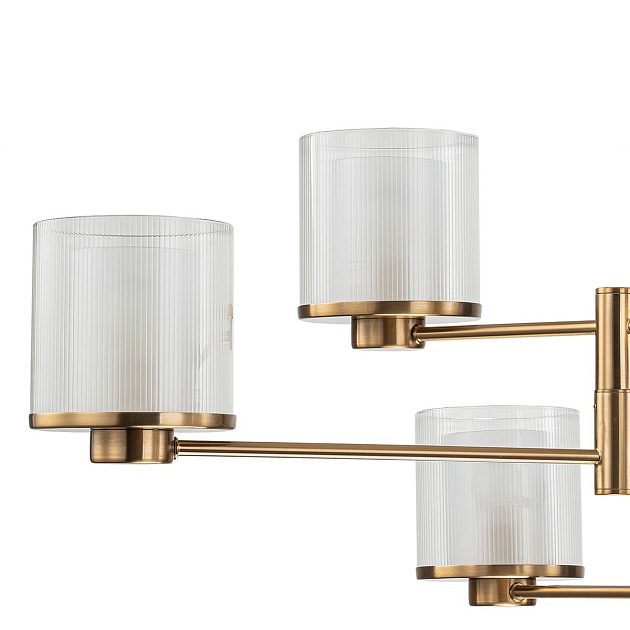 Подвесная люстра Indigo Bilancia 13023/6R Brass V000352 изображение 3 Подвесная люстра Indigo Bilancia 13023/6R Brass V000352 Фото № 3