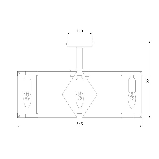 Потолочная люстра Eurosvet Aragon 60126/5 черный Smart Фото № 2