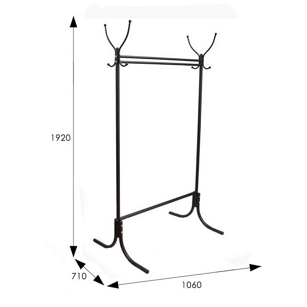 Гардеробная вешалка Мебелик М 13 002518 изображение 3 Гардеробная вешалка Мебелик М 13 002518 Фото № 3