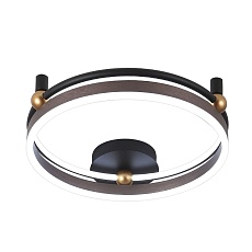 Потолочный светодиодный светильник Crystal Lux Fernando PL48W Led Coffee/Black 3