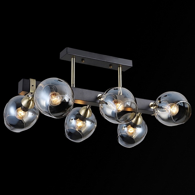 Потолочная люстра Illumico IL9736-6CSQ-79 BK AB Фото № 1