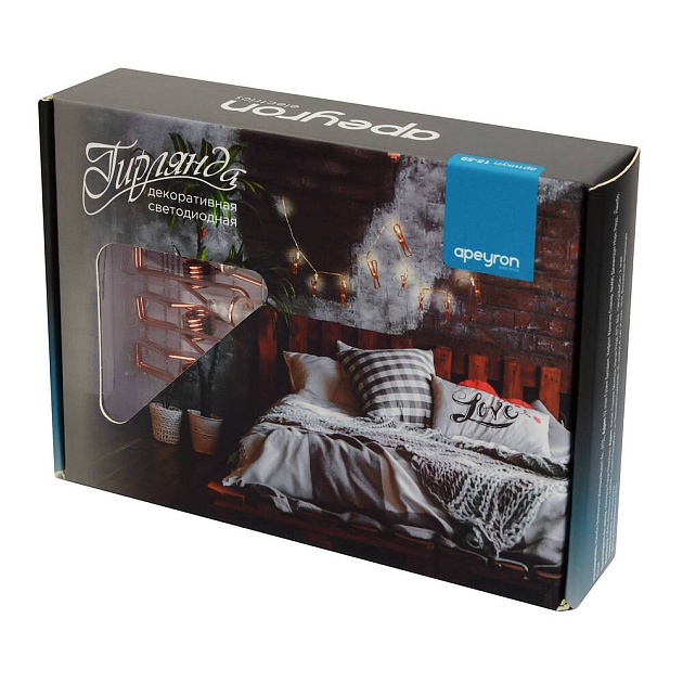 Гирлянда светодиодная Apeyron прищепка 15-59 изображение 1 Гирлянда светодиодная Apeyron прищепка 15-59 Фото № 1