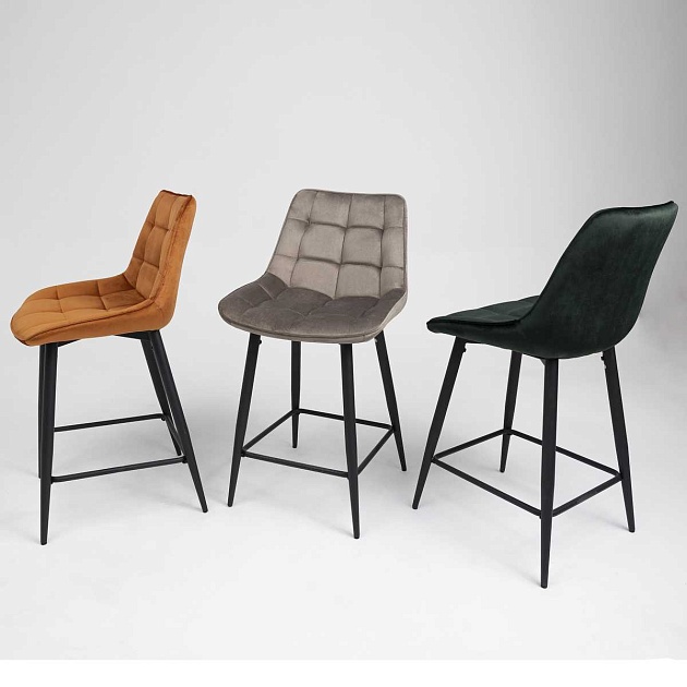 Полубарный стул AksHome Linx бежевый, велюр 86207 изображение 4 Полубарный стул AksHome Linx бежевый, велюр 86207 Фото № 4