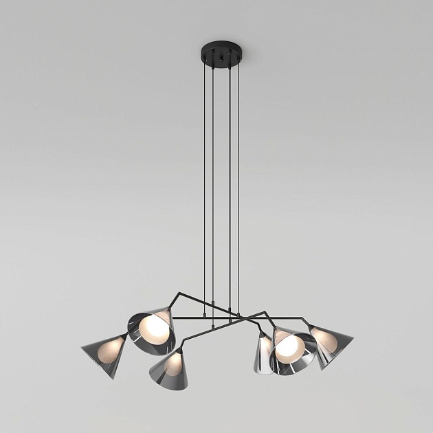 Подвесной светильник Eurosvet Enigma 70161/6 черный Фото № 1