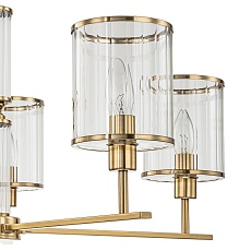 Подвесная люстра Indigo Dante 13022/5R Brass V000409 1