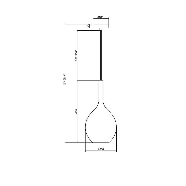 Подвесной светильник Maytoni Duality MOD271PL-01B2 Фото № 6