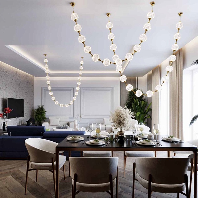 Подвесной светильник Odeon Light CRYSTAL 5008/80L Фото № 6