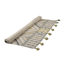 Ковер Tkano из хлопка с контрастным узором и кисточками из коллекции Ethnic, 200х300 см TK20-DR0021 2