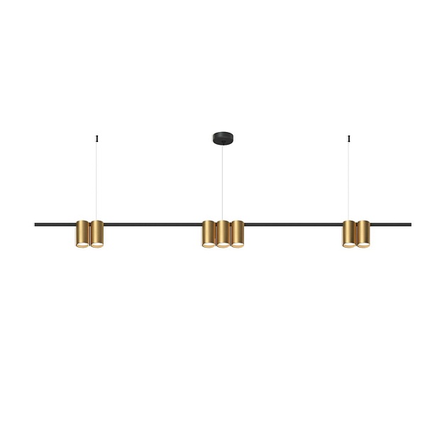 Подвесная люстра Denkirs Orbit DK4063-BK+SG Фото № 2