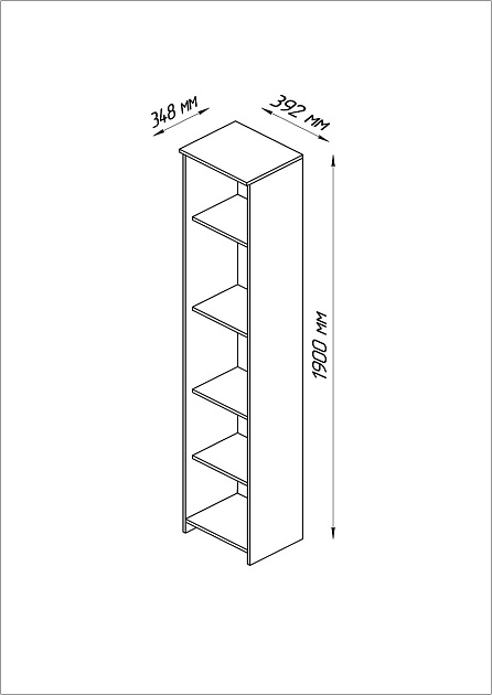 Стеллаж Шведский Стандарт Сириус 39х190 2.02.07.150.1 Фото № 3