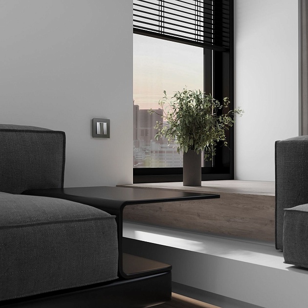 Выключатель Werkel трехклавишный серебряный матовый W1130065 4690389205385 Фото № 3