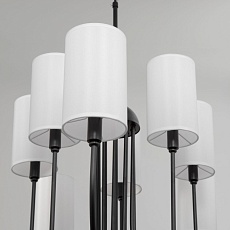 Подвесная люстра Eurosvet Abbey 60164/10 черный Smart 3