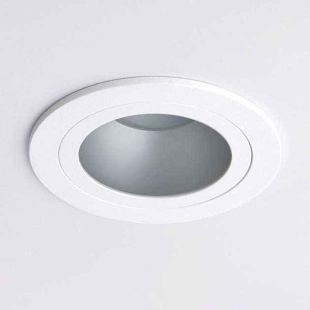 Встраиваемый светильник Elektrostandard 122 MR16 серебро/белый a053353 изображение 1 Встраиваемый светильник Elektrostandard 122 MR16 серебро/белый a053353 Фото № 1