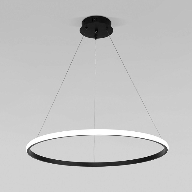 Подвесной светодиодный светильник Eurosvet Collars 90264/1 черный Фото № 1