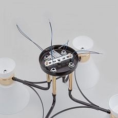 Потолочная люстра IMEX MD.5692-4-S-COFFEE+FGD 2