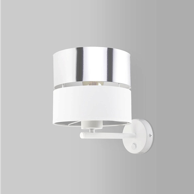 Бра TK Lighting 4175 Hilton Silver изображение 1 Бра TK Lighting 4175 Hilton Silver Фото № 1
