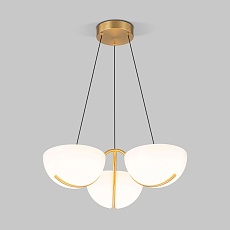 Подвесная светодиодная люстра Eurosvet Emisfero 50083/3 LED золото
