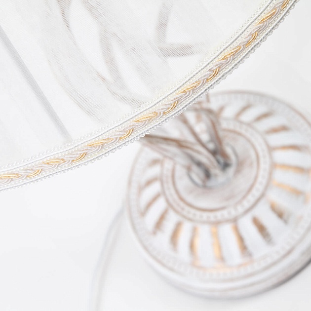 Настольная лампа Eurosvet 01002/1 белый с золотом Фото № 4