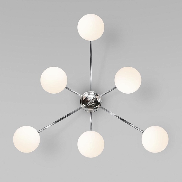 Потолочная люстра Eurosvet Alix 30177/6 хром изображение 6 Потолочная люстра Eurosvet Alix 30177/6 хром Фото № 6