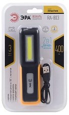 Рабочий светодиодный фонарь ЭРА Практик аккумуляторный 400 лм RA-803 Б0052313 3