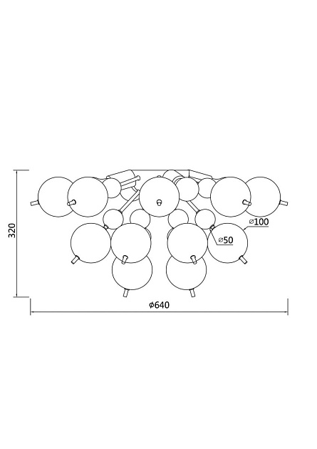 Потолочная люстра Maytoni Bolla MOD133CL-04CH изображение 2 Потолочная люстра Maytoni Bolla MOD133CL-04CH Фото № 2