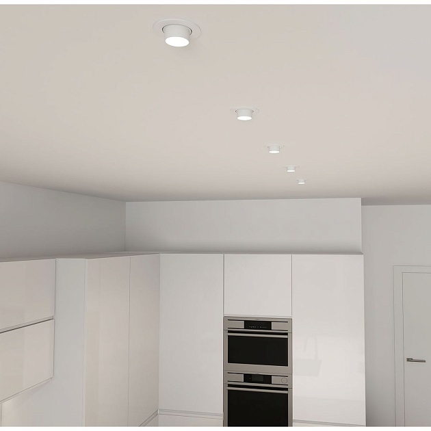 Встраиваемый светильник Denkirs Rond DK3120-WH изображение 6 Встраиваемый светильник Denkirs Rond DK3120-WH Фото № 6