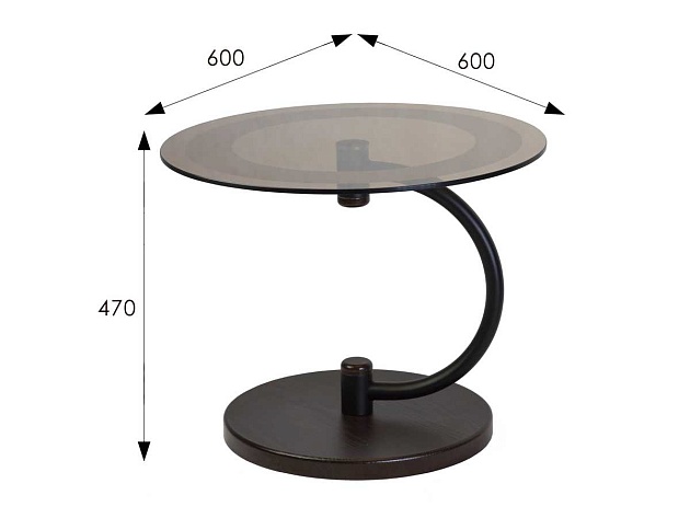 Журнальный стол Мебелик Дуэт 13Н 007332 Фото № 3