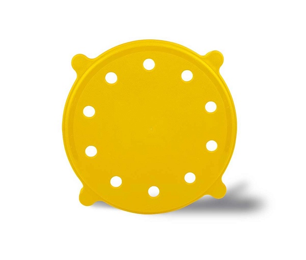 Барный стул Sheffilton SHT-S48 пластиковый желтый/черный муар 0434769701 Фото № 2