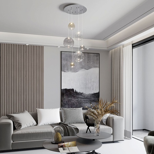 Подвесная светодиодная люстра Eurosvet Wonder 50230 Led Фото № 4