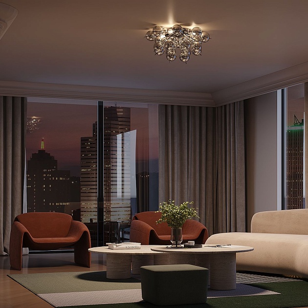 Потолочная люстра Maytoni Bolla MOD133CL-04CH изображение 9 Потолочная люстра Maytoni Bolla MOD133CL-04CH Фото № 9