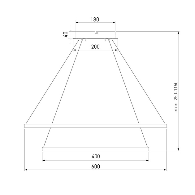 Подвесной светодиодный светильник Eurosvet Collars 90264/2 белый изображение 2 Подвесной светодиодный светильник Eurosvet Collars 90264/2 белый Фото № 2