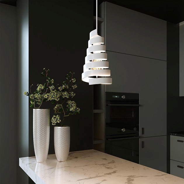 Подвесной светильник Eurosvet Storm 50058/1 белый изображение 6 Подвесной светильник Eurosvet Storm 50058/1 белый Фото № 6