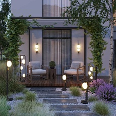 Уличный настенный светильник ODEON LIGHT NATURE 5434/2W 2