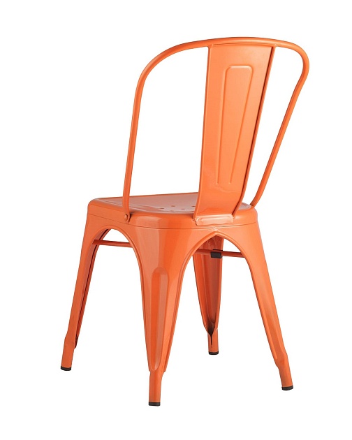 Барный стул Tolix оранжевый глянцевый YD-H440B LG-05 изображение 4 Барный стул Tolix оранжевый глянцевый YD-H440B LG-05 Фото № 4