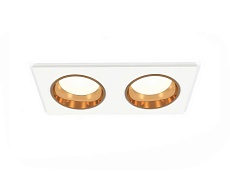 Комплект встраиваемого светильника Ambrella light Techno Spot XC6525004 SWH/PYG белый песок/золото желтое полированное (C6525, N6113)
