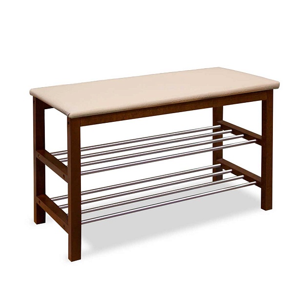 Обувница Sheffilton SR-0628 темный орех/бежевый 6732998202 изображение 1 Обувница Sheffilton SR-0628 темный орех/бежевый 6732998202 Фото № 1