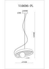Подвесной светильник Moderli Cosmi V10696-PL 1