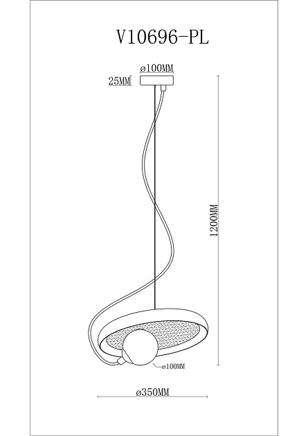 Подвесной светильник Moderli Cosmi V10696-PL Фото № 2