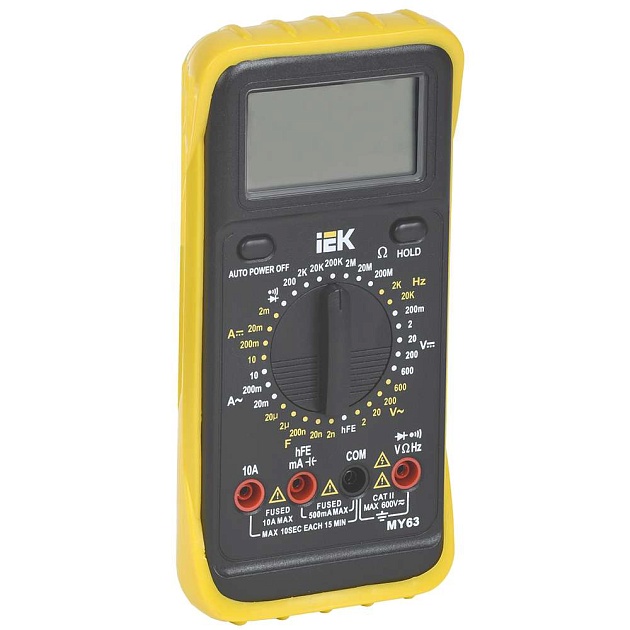 Мультиметр цифровой PROFESSIONAL MY63 IEK TMD-5S-063 Фото № 1