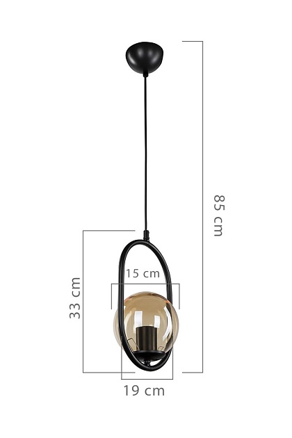 Подвесной светильник Toplight Kerrie TL1609H-01BK изображение 4 Подвесной светильник Toplight Kerrie TL1609H-01BK Фото № 4